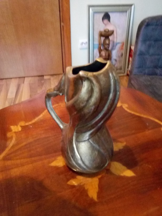 Jugendstil Bronze Bronze Vase