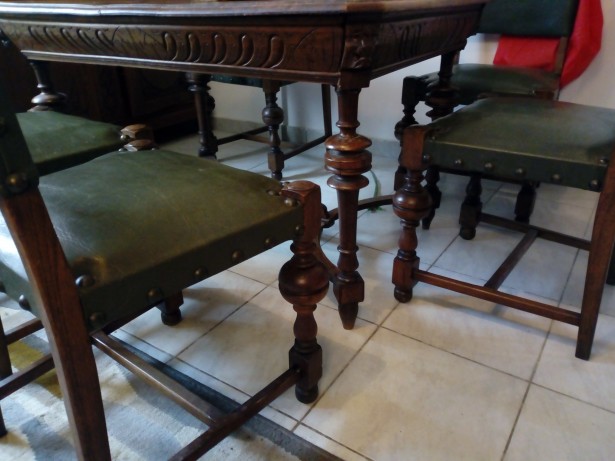 6-Sitzer Florentiner Buche Tisch