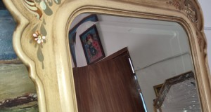 Alter venezianischer Barockspiegel aus Holz