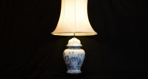 Chinesische große Porzellanlampe 018871