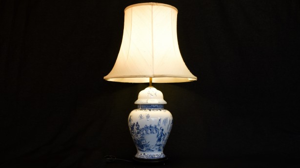 Chinesische große Porzellanlampe 018871
