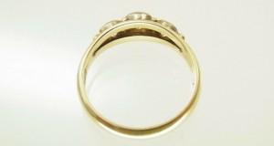 585 Gold Vintage Ring mit Diamanten als 0,50 Karat
